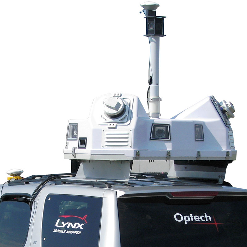 Lynx SG1 & 4 Cameras in protective housing with Ladybug (Image Crdit: Optech)